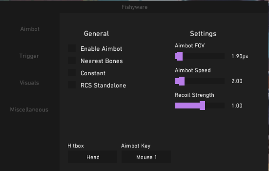 FISHWARE FULL - ESP AIMBOT MOD SKIN NGON